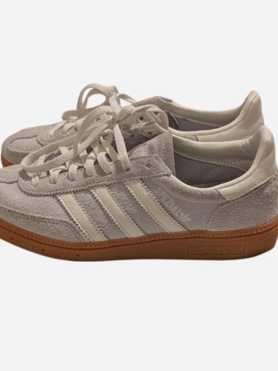 adidas Shoes - Pre-owned Adidas SPEZIAL Suede Sneakers in Light Gray with Gum Sole